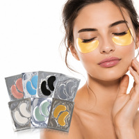 Masque pour les yeux au gel rafraîchissant et au collagène pour les yeux fatigués, les poches et les cernes, patchs hydrogel réutilisables, vente en gros OEM