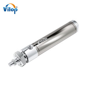 Cilindro de aire neumático de acción simple tipo Bimba de 3/4 pulgadas, retorno por resorte, montaje de pivote trasero, línea redonda para piezas neumáticas - Product Image 3