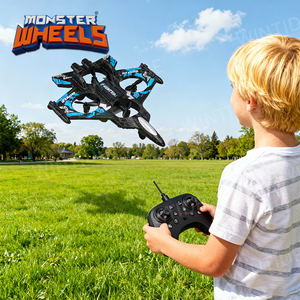 360 °   Drone Quadricottero RC a 6 Canali con Luci, Aeroplano Acrobatico EPP 2.4G, Modello Volante Telecomandato per Bambini - Product Image 3