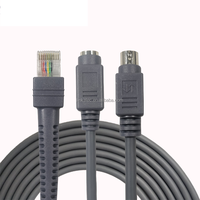 Câble de données KB/PS2 vers câble de scanner de codes à barres RJ45 pour câble de scanner de codes à barres Zebra/Symbol/Motorola