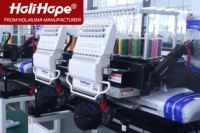 Vente directe usine – Machine à broder informatisée 2 têtes 15 aiguilles pour vêtements, broderie de patchs sur T-shirts, en stock