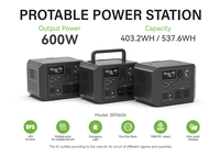 Generador de Energía Solar de Gran Capacidad 110v 220v, 300W 500W 600W 1000W 1200W 2400W 1KW 2KW 3KW 5KW, Bancos de Energía Portátiles