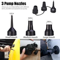 Pompa udara elektrik 12V, bantal tempat tidur udara tiup pompa udara listrik AC