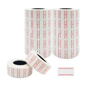 Universal 12x21x500 estante rollo de etiquetas al por mayor MX5500/EOS5500 precio pistola etiquetas permanente precio etiqueta pegatinas para supermercado - Product Image 1