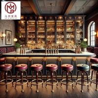 Cuir chinois incurvé demi-cercle hôtel moderne bois rond Commercial Restaurant meubles canapé stand siège Table chaise ensemble