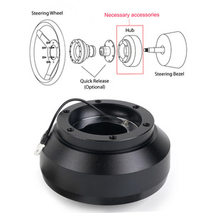 Adaptateur de volant 135 mm PCD 66 mm d'épaisseur en alliage d'aluminium pour Honda Fit Civic, mise à niveau et rétrofit - Product Image 3