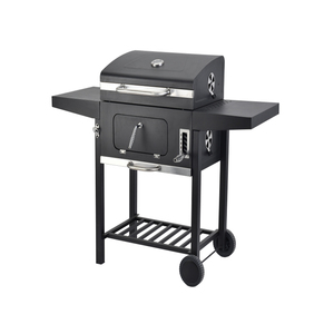 Camping Automatic Barbecue Grill 57x42cm <b>Cooking</b> Area Trolley Stainless Steel Bbq Grills - Product Image 1