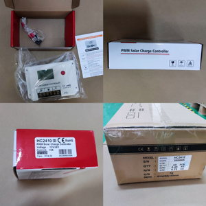 Nuevo Controlador de Carga Solar Mini 2026, 10A/20A, 12V/24V, PWM/MPPT, para Sistemas de Silicio Monocristalino de hasta 80KW, PW-HC2410 Pwm - Product Image 4