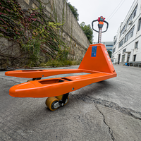 Transpalette Électrique Complet 2000kg avec Batterie Lithium, Transpalette Manuel à Batterie avec Poignée Intelligente à Charge Rapide pour Entrepôt