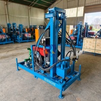 Foreuse hydraulique sur roues durable RJ200, alimentée au diesel, pour puits d'eau, unité de forage de 200 m de profondeur pour les foreurs