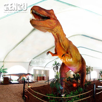 Jouets répliques de dinosaures robots en métal réalistes pour les événements publics, les centres commerciaux, les aéroports, les garderies, les maternelles et les écoles