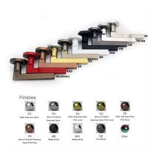 Hình ống đòn bẩy nội thất cửa khóa xử lý thiết lập cửa sổ nhôm & tay nắm cửa - Product Image 4