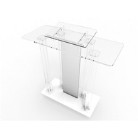 YAGELI - Nouveau podium moderne en acrylique transparent sur mesure pour chambre, salle à manger, église, salle de sport et hôtel - Applications pour bar à domicile et centre commercial - Vente en gros