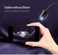 Projecteur LED professionnel couleur feu diamant pour la photographie de bijoux