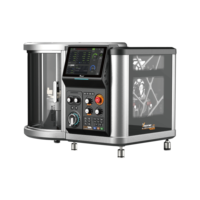Machine de fraisage CNC 5 axes de bureau Xhorse3D Xmachine XM-100 avec RTCP Smart CAM et changeur d'outils automatique