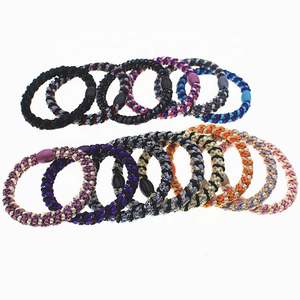 Accesorios para el Cabello al por Mayor con Logotipo Personalizado, Bandas Elásticas de Goma Coloridas para Niñas, Lazos para el Cabello con Trenza, para Mujeres - Product Image 2