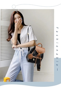 2024 nuova borsa a tracolla in <span class=keywords><strong>pelle</strong></span> sintetica da <span class=keywords><strong>donna</strong></span> a secchiello alla moda borsa da disegno <span class=keywords><strong>zaino</strong></span> da <span class=keywords><strong>donna</strong></span> - Product Image 4