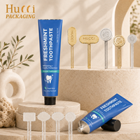Tube en aluminium pliable écologique vide de diamètre personnalisé 5 ml-160 ml pour emballage de dentifrice avec presse-tube