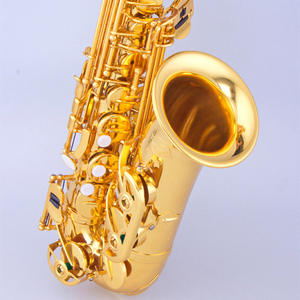 Saxophone alto en laque dorée Eb de qualité professionnelle - Idéal pour débutants - Pour adultes et enfants, approvisionnement en gros pour les détaillants - Product Image 4