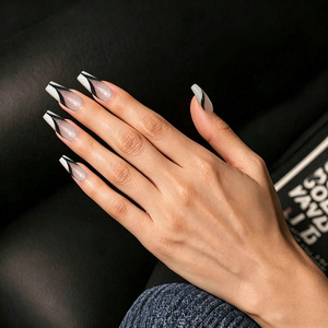 En gros, Bandes d'ongles en gel autocollantes, motif dessin animé, fruits et léopard, sans UV, imperméables, pour l'été et les fêtes - Product Image 3