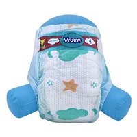 Vente en gros d'usine, couches pour bébés jetables écologiques, prévention des fuites 3D, tissu recyclé, colorées, douces, respirantes, absorbantes