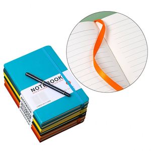 AI-MICH Promotional Custom Hardcover <b>Leather</b> Notebook Giveaway Gift Journal Diary Organizer School Gift Portable Office Notebook - Product Image 3