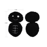 Jouets à mâcher interactifs en peluche personnalisés avec logo d'usine sur le thème d'Halloween 2026 pour chiens de petite, moyenne et grande taille