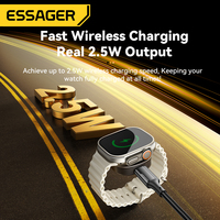 Chargeur de montre intelligente sans fil magnétique portable USB Type C ESSAGER ES-WC13 2,5 W pour Apple