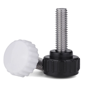 M4 M6 M8 Head Handle <strong>Screw</strong> Knurled Rubber Plastic Head Thumb <strong>Screw</strong> 10mm 12mm <strong>20mm</strong> 25mm 40mm 50mm Tightening Bolt - Product Image 5