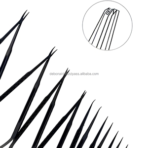 Ensemble d'instruments microchirurgicaux noirs : Ciseaux à ressort micro, pinces fines, fournisseur en gros pour la neurochirurgie - Product Image 4