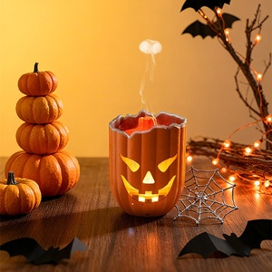 Difusor de Aroma USB con Diseño de Medusa y Calabaza, Humidificador de Aromaterapia, Luz Nocturna, Temática de Halloween, 1 Año de Garantía - Product Image 5