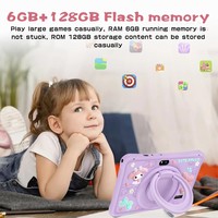 XTAURI 	 Nueva Tablet Infantil DP5 de 7 Pulgadas con Android para YouTube, 6GB, WiFi 2.4G, 1.3GHz, 0.6kg, Pantalla IPS HD con Protección Ocular