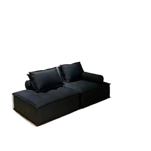 Canapé modulable Lazy Sofa Tofu en forme de L, carré, capitonné, avec rembourrage en mousse, pour salon - Product Image 5