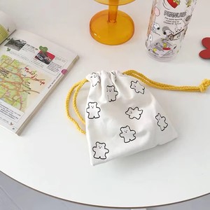 Custom Printed Recyclable Eco-Friendly Cotton Canvas Drawstring Backpack Wholesale Promotional Gift Best Quality - Product Image 6