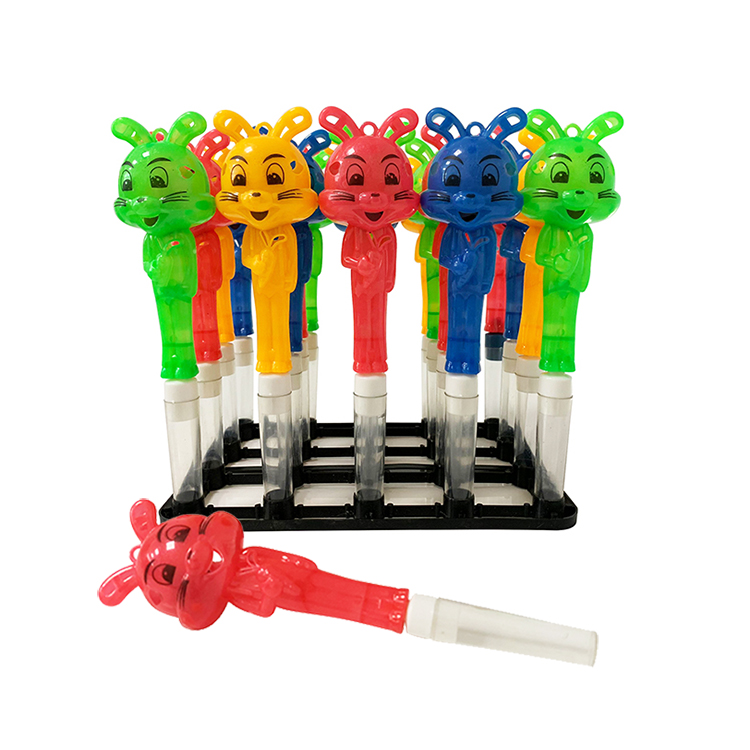 Empty Rattle Rabbit Whistle Candy Packaging Storage Tube Toy