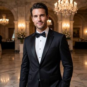 Costume d'affaires 5 pièces sans plis pour <span class=keywords><strong>homme</strong></span>, coupe ajustée, <span class=keywords><strong>tenue</strong></span> professionnelle complète pour les voyages - Product Image 6