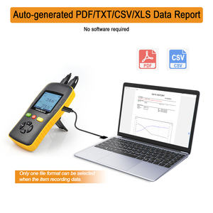 เครื่องวัดอุณหภูมิเครื่องวัดอุณหภูมิแบบเทอร์โมคัปเปิลเครื่องบันทึกอุณหภูมิสองช่องแบบสากลสำหรับอุตสาหกรรม - Product Image 6