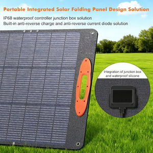 Vente flash - Panneau solaire monocristallin pliable Alecter Solar 200W certifié TUV, étanche IP65, noir, efficacité >23%, pour extérieur - Product Image 2