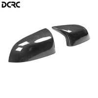 Coque de rétroviseur en fibre de carbone véritable pour BMW F85 X5M/F86 X6M, remplacement