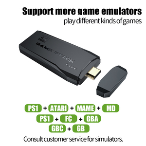 Consola de videojuegos 4K HD 2,4G controlador inalámbrico doble Game Stick para PS1 64GB Retro 10000 juegos niño regalos de navidad - Product Image 5