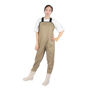 Women's Nylon Waders Khaki Waterproof Fishing Pants With Boots Full Body One Piece Outdoor Use - Product Image 5