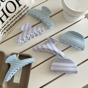 Acrylic <b>Hair</b> <b>Claw</b> Clip Popular Stripe <b>Hair</b> <b>Claw</b> Clip for Women Wholesale <b>Hair</b> Clamps <b>Claw</b> Clip High Quality - Product Image 1