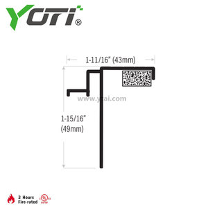 Junta de neopreno <span class=keywords><strong>Industrial</strong></span> de alta calidad 2025, barra en T de aluminio duradera, accesorios para ventana de puerta comercial, Popular North - Product Image 3