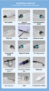 Mesin pemutih Pengencang Kulit Wajah terbaru 2025 mesin pembersih wajah 18 + 3 mesin Salon kecantikan oksigen Jet pembersih wajah - Product Image 4