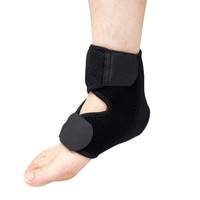 Attelle de cheville réglable et respirante en néoprène avec protection, de haute qualité, unisexe, pour la correction du pied tombant