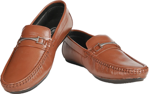 Chaussures mocassins en cuir véritable pour hommes, confortables, souples, faciles à enfiler, décontractées, formelles, pour le bureau, chaussures classiques pour affaires - Product Image 2