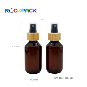 Botella de Spray de Plástico Ámbar de 100 ml para Uso <span class=keywords><strong>en</strong></span> Cabello y <span class=keywords><strong>Cuerpo</strong></span>, <span class=keywords><strong>con</strong></span> Pulverizador Fino - Product Image 3