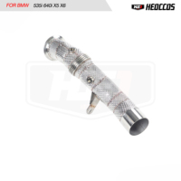 Tuyau d'échappement haute performance SS304 pour BMW N55 F10 F11 F07 535i 535XI E70 X5 E71 X6 EWG 2014+