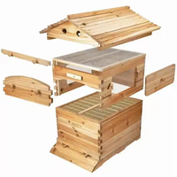 Ruche à flux automatique efficace, facile à collecter le miel, villa d'abeille entièrement équipée