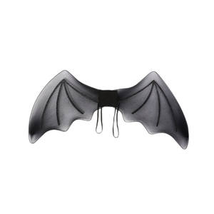 <span class=keywords><strong>Ali</strong></span> di Pipistrello in Rete di Seta Nera per Costume da Diavolo, Accessorio per Feste di Halloween e Cosplay - Product Image 5